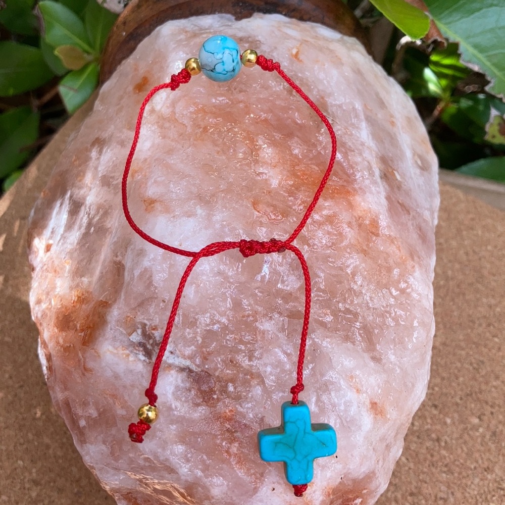 Kabbalah RedString Turquoise Protection bracelet
